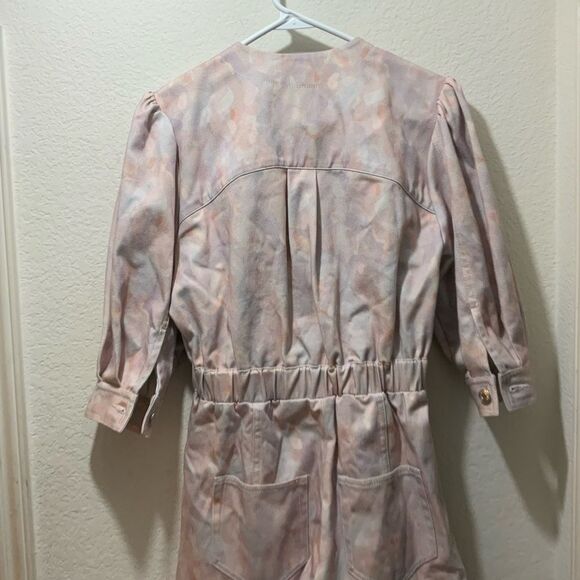 New magalie pascal ceina jumpsuit watercolor pink size Small - Picture 11 of 14